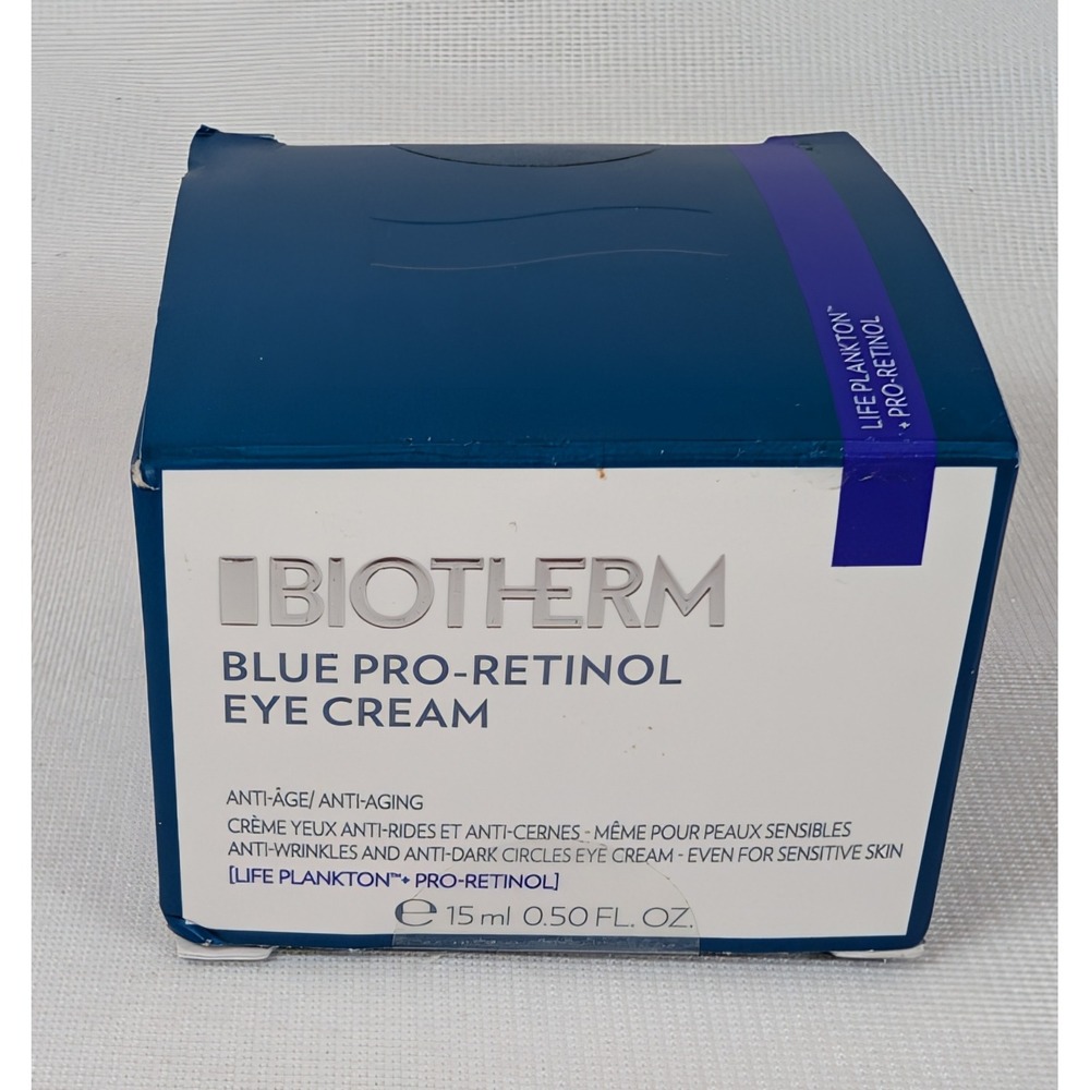 Biotherm Blue Pro-Retinol Eye Cream Anti-Aging 15ml 0.5oz New in Box